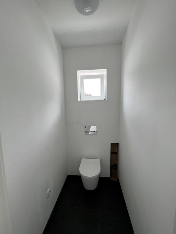 WC a bemutatóházban